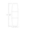 Skutchi Designs 45 in W, 165.75 in L, 29 in H, Engineered Wood Top, White HAR-BOT-46x168-T-WHCYPRESS - alternate 2